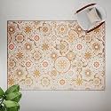 Wakefit 3D Printed Carpet | Vintage Carpet Rug Runner and Carpets for Bedroom/Living Area/Home | Soft &amp; Stylish Print on Felt | 3 x 5 feet | Polyester | Anti Skid Backing | Charlie-Red/Purple
