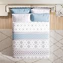 Wakefit Printed Cotton Fitted Bedsheet 300