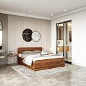 Wakefit Bed | 1 Yr Warranty | Bed Queen Size, Comes with Hydraulic Storage, Noise-Free, Density: 680–750 kg/m³, Termite &amp; Borer Resistant, Fits Mattresses Up to 8 inches (Algol 78 x 60 - Wenge)
