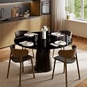 Wakefit Santol Dining Table - Black Tinted
