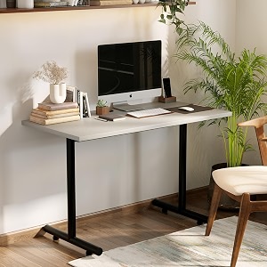 wakefit study table  1 yr warranty  computer table for home pc office table for home free installation from brand modern wobble-free amp durable design 18mm panel for extra strength shea- pg