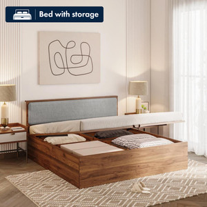 Wakefit Taurus Engineered Wood King Hydraulic Bed