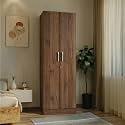 Wakefit Wardrobe for Bedroom | 1 Yr Warranty | Cupboard for Bedroom, Almirah, Wooden Wardrobe, Multi-Shelves Storage with 1 Drawer, Density:680–750 kg/m³, Free Installation from Brand (Twill - CW)