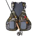 Wakeman Outdoors 16 Pocket Fishing Vest ââ‚¬â€œ Lightweight Adjustable Nylon and EVA Foam Tackle Organizer Jacket for Lake, Stream and Pond Fishing