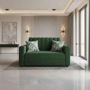 WAKESURE Fabric 2 Seater Sofa