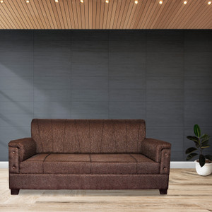 wakesure premium quality jute fabric 3 seater  sofa