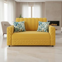 WAKESURE Premium Quality Velvet Fabric 2 Seater