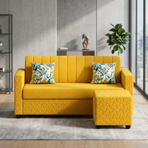 wakesure premium quality velvet fabric 3  1 sofa set
