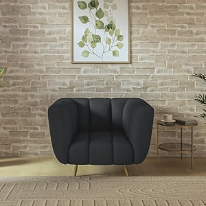 wakeup india sofa  mushy premium fabric sofa set  1 seater sofa  pocket spring cushion  padded cushioned armrest  metal leg with golden polish dark grey seating-1  3 years warranty