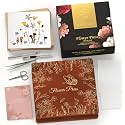Wakhow Flower Press Kit, 11" x 11" Large Wooden Flower Press for Adult Teen