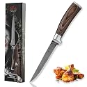 Wakoli EDIB Boning Knife, 5.7-Inch VG10 Damascus Steel Blade Chef Knife