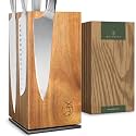 WALDWERK Magnetic Knife Holder Made of Acacia Wood - 360 degree rotatable Knife Block Without Knives - Knife Block - Knife Holder - Magnetic Knife Block - Knife Storage - Knife Magnet Organizer