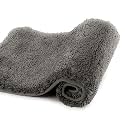 Walensee Bath Rug for Bathroom Non Slip Bathroom Mat (20 x 32, Taupe) Water Absorbent Soft Microfiber Shaggy Bathroom Rug Machine Washable Bath Mat for Bathroom Thick Plush Shower Mat