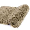 Walensee Bathroom Rug Non Slip Bath Mat for Bathroom (16 x 24, Sand) Water Absorbent Soft Microfiber Shaggy Bathroom Mat Machine Washable Bath Rug for Bathroom Thick Plush Rugs for Shower