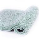 Walensee Large Bathroom Rug (24 x 36, Aqua) Extra Soft and Absorbent Shaggy Bathroom Mat Machine Washable Microfiber Bath Mat for Bathroom, Non Slip Bath Mat, Luxury Bathroom Floor Mats