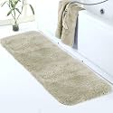 Walensee Large Bathroom Rug (24 x 36, Light Tan) Extra Soft and Absorbent Shaggy Bathroom Mat Machine Washable Microfiber Bath Mat for Bathroom, Non Slip Bath Mat, Luxury Bathroom Floor Mats