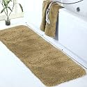 Walensee Large Bathroom Rug (24 x 72, Sand) Extra Soft and Absorbent Shaggy Bathroom Mat Machine Washable Microfiber Bath Mat for Bathroom, Non Slip Bath Mat, Luxury Bathroom Floor Mats