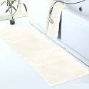 Walensee Large Bathroom Rug (24 x 60, Ivory) Extra Soft and Absorbent Shaggy Bathroom Mat Machine Washable Microfiber Bath Mat for Bathroom, Non Slip Bath Mat, Luxury Bathroom Floor Mats