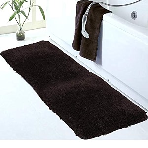 walensee large bathroom rug 60x152 pale green extra soft and absorbent shaggy bathroom mat machine washable microfiber bath mat for bathroom non slip bath mat luxury bathroom floor mats