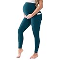 Walifrey Maternity Leggings with Pockets Over the Belly