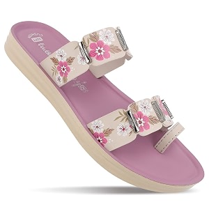 WALKAROO Flat Sandals For WomenSoft Cushion Footbed