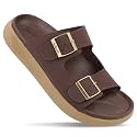 WALKAROO Men39s Fashion Slide Sandal with Cushion