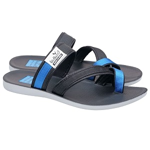 walkaroo mens sandal black blue sandals - 6 uk gg8210