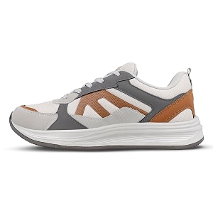 walkaroo men39s sports shoesbreathable mesh upper shock-absorbing eva sole cushioned comfort fit insole anti-skid lightweight lace-up shoes for walking gym amp casual for men - ong97009