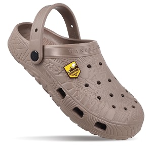 WALKAROO Mens Clogs with Soft Sole Backstrap