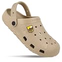 WALKAROO Mens Clogs with Soft Sole Backstrap