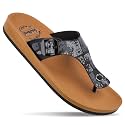 WALKAROO Women39S Textured T-Strap SandalsSoft Cushioned Footbed