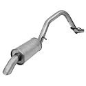 Walker 55565 Direct Fit Exhaust Resonator and Pipe Assembly 2.625" Inlet (OD) 2.75" Outlet (OD) for Chevrolet Tahoe