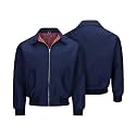 Walker and Hawkes Classic Faxton Jacket for Men - Timeless Water-Resistant Spring Jacket, Premium Cotton, Flannel-Lined