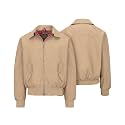 Walker and Hawkes Classic Faxton Jacket for Men - Timeless Water-Resistant Spring Jacket, Premium Cotton, Flannel-Lined