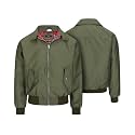 Walker and Hawkes Classic Faxton Jacket for Men - Timeless Water-Resistant Spring Jacket, Premium Cotton, Flannel-Lined
