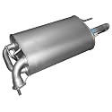 Walker Quiet-Flow 53377 Direct Fit Exhaust Muffler Assembly 2" Inlet (OD) 2.5" Outlet (OD) for Toyota Camry
