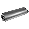 Walker Quiet-Flow SS 21431 Direct Fit Exhaust Muffler 2.5" Inlet (ID) 2.625" Outlet (ID) for Jeep Liberty
