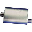 Walker Quiet-Flow SS 22397 Direct Fit Exhaust Muffler 2.25" Inlet (ID) 2.25" Outlet (OD) for Chevrolet Corvette