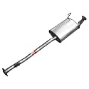 Walker Quiet-Flow SS 55303 Direct Fit Exhaust Muffler Assembly 2.17" Inlet (OD) 2.17" Outlet (OD) for Toyota 4Runner