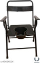 WALKERNIVE Folding Commode Chair for unisex/ADULT Comfortable Safe chair Commode Shower Chair