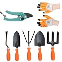 Walkers 7IN1 Gardening Tool with Gloves and Pruning Set of 7 Garden Tool Kit (7 Tools)