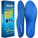 WalkHero Plantar Fasciitis Relief Insoles, High Arch Support Shoe Inserts
