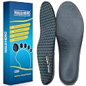 WalkHero Plantar Fasciitis Relief Insoles, High Arch Support Shoe Inserts