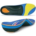 WalkHero Arch Support Inserts for Plantar Fasciitis and Heel Pain Relief