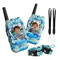 Walkie Talkie for Kids with Video: 2 Pack Rechargeable Toddler Toys with HD Camera &amp; Voice Changer, Long Range Gift Toys for Boy &amp; Girl Age 3-8 for Outdoor Play, Camping, 500m Range