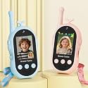 Video Walkie Talkies for Kids, 2 Pack Rechargeable with Screen