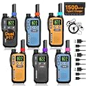 Walkie Talkies 6 Pack Long Range for Adults,FRS Rechargeable Walkie Talkies