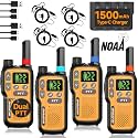 Walkie Talkies Long Range for Adults, Rechargeable Walkie Talkies 4Pack