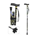 Walking Cane LIXIANG Cane for Man/Woman | Mobility & Daily Living Aids | 5-Level Height Adjustable Walking Stick | Comfortable Plastic T-Handle Portable Walking Stick Folding Cane