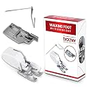 Walking Foot Kit with Guide for Low Shank Sewing Machines, 2-Piece